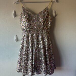 City Studio Size 3 Party Glitter Sequin Dress